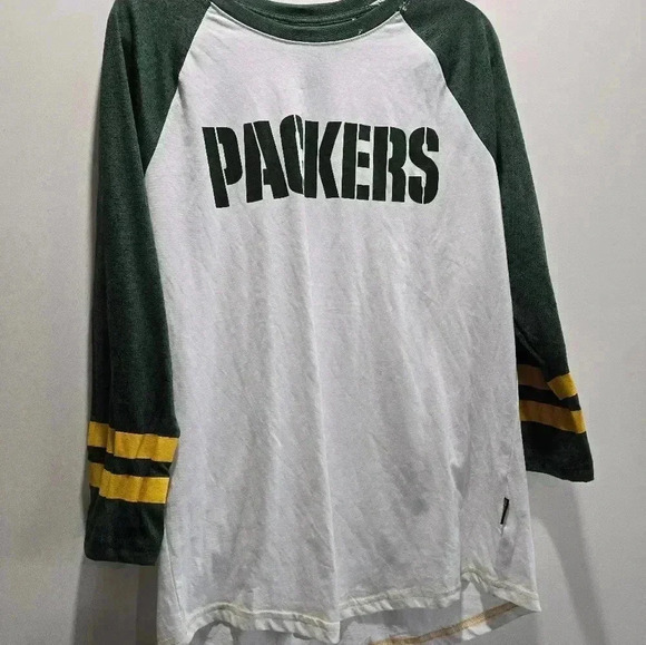 ULTRA GAME NFL Green Bay Packers Long Sleeve Shirt L White MEN - Picture 7 of 7